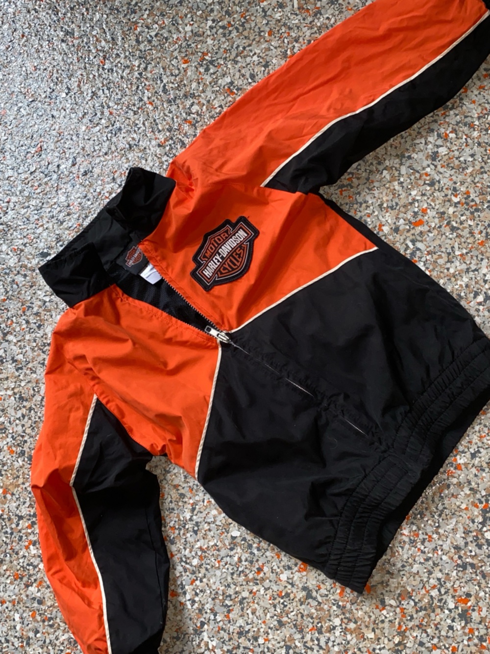Harley Davidson Vintage Youth Windbreaker Jacket